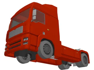 MAN TGA 3D Model preview