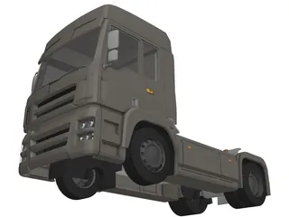 MAN TGA Steyr 3D Model preview