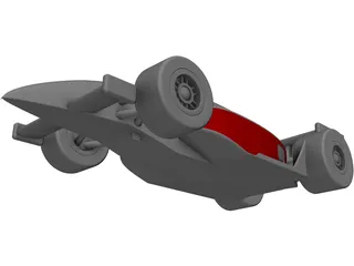 Indy Race Car 3D Model preview