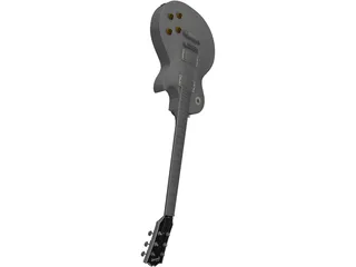 Gibson Les Paul Guitar 3D Model preview