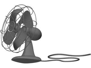 Old Fan 3D Model preview