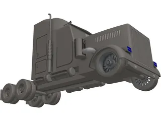 Truck 3D Model preview