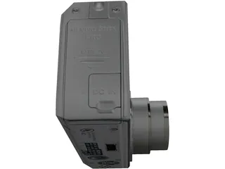 Sony Cyber-shot DSC P150 Camera 3D Model preview