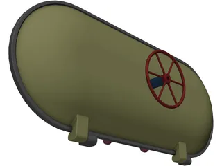 Hatch Pressure Assembly 3D Model preview