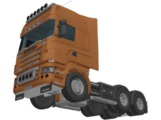 Scania R620 3D Model preview