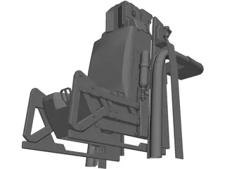 Ejection Seat 3D Model preview