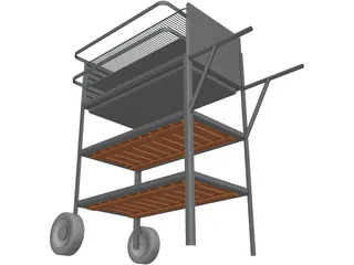 Grill 3D Model preview