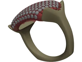 Ring With Diamond 3D Model preview