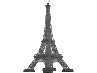 Eiffel Tower 3D Model preview