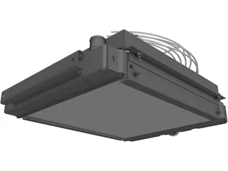 Truck Radiator 3D Model preview