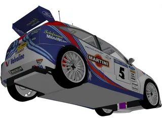 Ford Focus WRC 3D Model preview