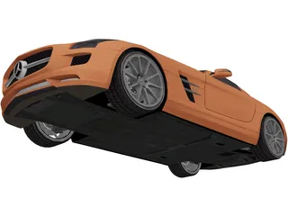 Mercedes-Benz SLS AMG 3D Model preview