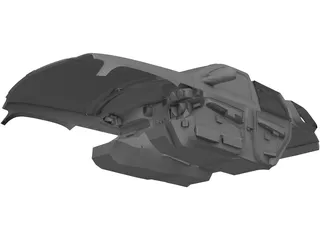 Interior Jeep Grand Cherokee 3D Model preview