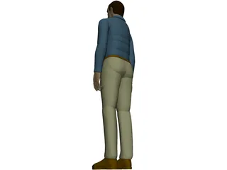 Working Man 3D Model preview