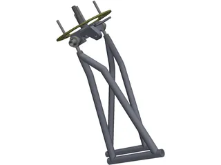 Polaris RZR (Race) 2WD Front Suspension 3D Model preview