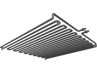 Piping Coil PE-2000x2000 3D Model preview