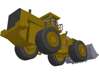 Front Loader 3D Model preview