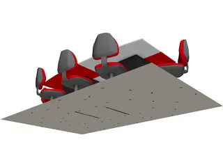 Conference Table 3D Model preview