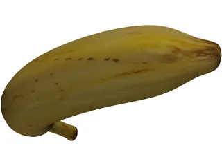 Banana 3D Model preview