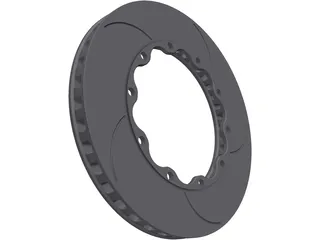 Brake Disc Front AP Racing 355mm 3D Model preview