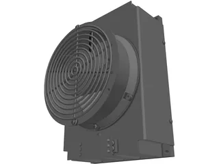LC-200 TEC Air Cooled Liquid Chiller 3D Model preview