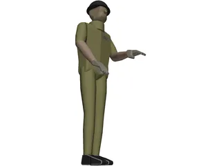 Human Operator 3D Model preview