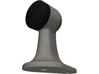 Floor Mounted Door Stop 3D Model preview