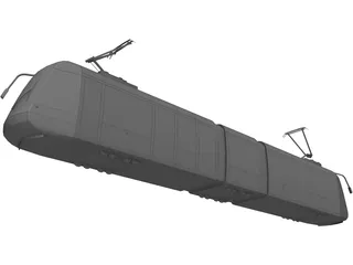 Streetcar Modern City 3D Model preview