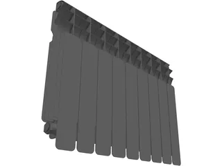 Heater Indoor 3D Model preview
