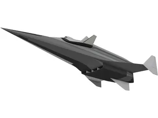 Spyral Space Ship 3D Model preview
