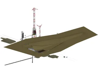 Baikonur Universal Set of Stand-Start 3D Model preview