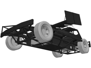 F1 Brisca Stockcar 3D Model preview