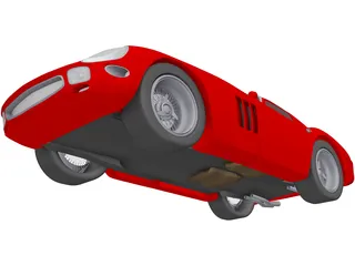 Ferrari GTO 3D Model preview