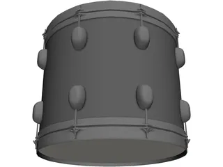 Drum 3D Model preview