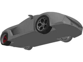 Lamborghini Gallardo 3D Model preview
