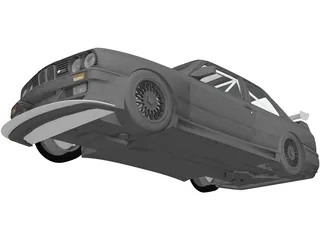 BMW M3 E30 (1991) 3D Model preview