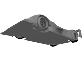 Ferrari 12 333SP 3D Model preview