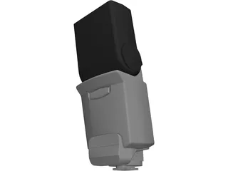 Canon 420 EX Camera Flash 3D Model preview