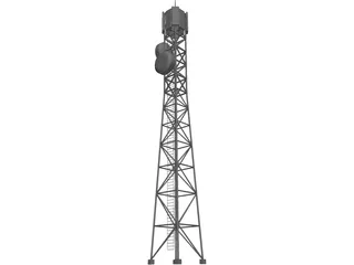 Antenna 3D Model preview