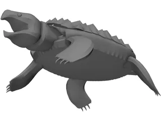 Alligator Turtle (Macrochelys Temminckii) 3D Model preview