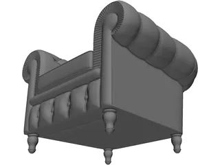 Armchair 3D Model preview