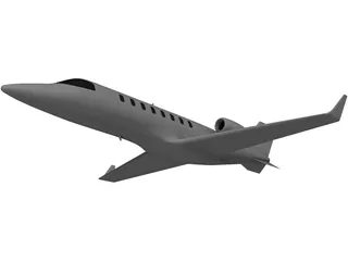 Bombardier Learjet 45 3D Model preview