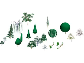 Plants Collection (30 models) 3D Model preview