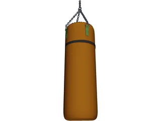 Punching Bag 3D Model preview