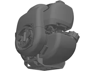 Honda GX270 Engine 3D Model preview
