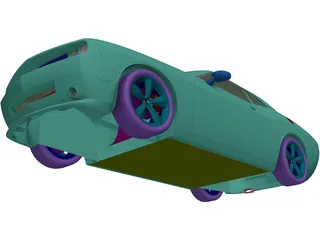 Dodge Challenger SRT8 3D Model preview