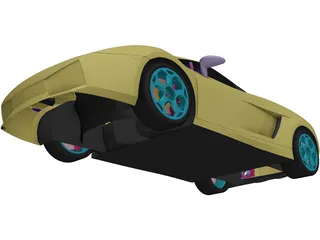 Lamborghini Gallardo 3D Model preview
