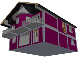 House Victorian 3D Model preview