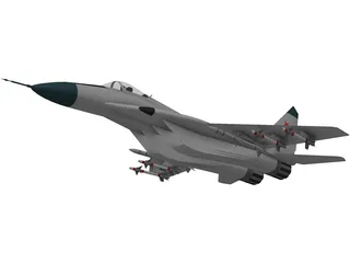 MiG-29A 3D Model preview