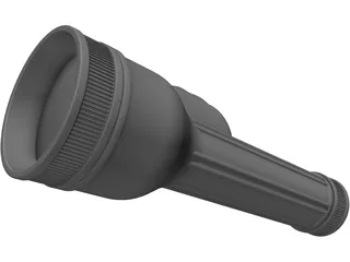 Flashlight 3D Model preview